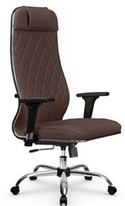 Офисное кресло Мetta L 1m 40M/2D Infinity Easy Clean (MPES) топган, нижняя часть 17833 темно-коричневый в Магадане