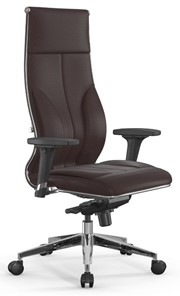 Кресло офисное Мetta L 1m 46/2D Infinity Easy Clean (MPES) мультиблок, нижняя часть 17839 темно-коричневый в Магадане