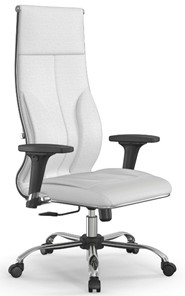 Кресло офисное Мetta L 1m 46/2D Infinity Easy Clean (MPES) топган, нижняя часть 17833 белый в Магадане