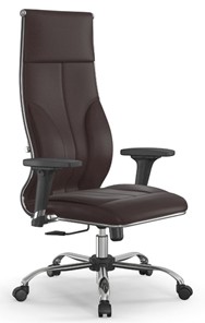 Кресло офисное Метта Metta L 1m 46/2D топган, нижняя часть 17833 темно-коричневый в Магадане