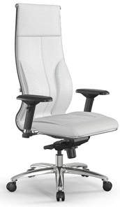 Кресло офисное Мetta L 1m 46/4D Infinity Easy Clean мультиблок, нижняя часть 17838 белый в Магадане