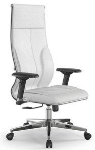 Кресло офисное Мetta L 1m 46/4D Infinity Easy Clean топган, нижняя часть 17834 белый в Магадане