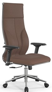 Кресло офисное Мetta L 1m 46/4D Infinity Easy Clean топган, нижняя часть 17852 светло-коричневый в Магадане