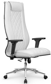 Кресло офисное МЕТТА L 1m 50M/2D Infinity Easy Clean топган OMS, нижняя часть 17853 белый в Магадане