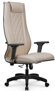 Кресло офисное МЕТТА L 1m 50M/2D Infinity Easy Clean топган OMS, нижняя часть 17859 темно-бежевый в Магадане