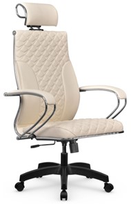 Офисное кресло Metta L 2c 44C/K116 Infinity Easy Clean топган, нижняя часть 17831 молочный в Магадане