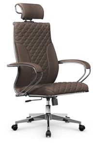Офисное кресло Metta L 2c 44C/K116 Infinity Easy Clean топган, нижняя часть 17834 светло-коричневый в Магадане
