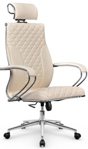 Офисное кресло Metta L 2c 44C/K116 Infinity Easy Clean топган OMS, нижняя часть 17853 молочный в Магадане