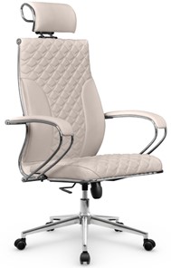 Офисное кресло Metta L 2c 44C/K116 Infinity Easy Clean топган OMS, нижняя часть 17853 светло-бежевый в Магадане