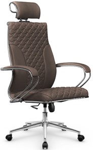 Офисное кресло Metta L 2c 44C/K116 Infinity Easy Clean топган OMS, нижняя часть 17853 светло-коричневый в Магадане