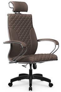 Офисное кресло Metta L 2c 44C/K116 Infinity Easy Clean топган OMS, нижняя часть 17859 светло-коричневый в Магадане