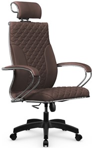 Офисное кресло Metta L 2c 44C/K116 Infinity Easy Clean топган OMS, нижняя часть 17859 темно-коричневый в Магадане