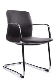 Кресло для офиса Plaza-SF (FK004-С11), темно-коричневый в Магадане