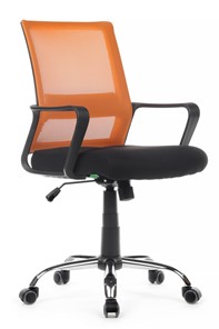 Офисное кресло Riva RCH 1029MB, черный/оранжевый в Магадане