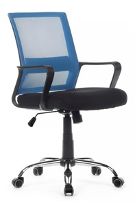 Кресло Riva RCH 1029MB, черный/синий в Магадане
