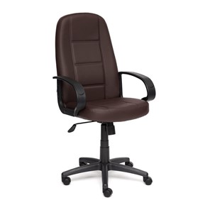Кресло СН747 кож/зам, коричневый, арт.2558 в Магадане
