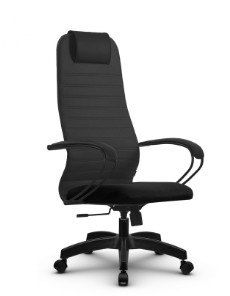 Кресло компьютерное SU-BK130-10 PL темно-серый/черный в Магадане