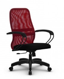 Кресло офисное SU-CK130-8 PL красный/черный в Магадане