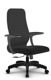 Кресло SU-CU160-10 PL темно-серый/черный в Магадане