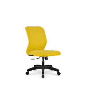 Кресло компьютерное SU-Mr-4/подл.000/осн.001 желтый в Магадане