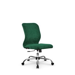 Кресло компьютерное SU-Mr-4/подл.000/осн.003 зеленый в Магадане