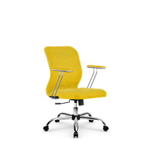 Офисное кресло SU-Mr-4/подл.078/осн.003 желтый в Магадане