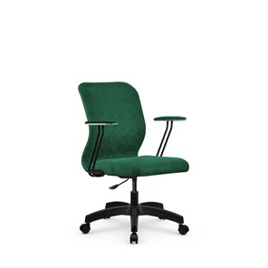 Кресло компьютерное SU-Mr-4/подл.079/осн.005 зеленый в Магадане