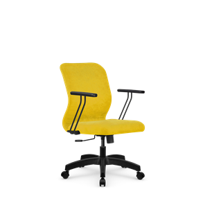 Кресло компьютерное SU-Mr-4/подл.109/осн.001 желтый в Магадане