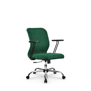 Кресло компьютерное SU-Mr-4/подл.109/осн.003  зеленый в Магадане
