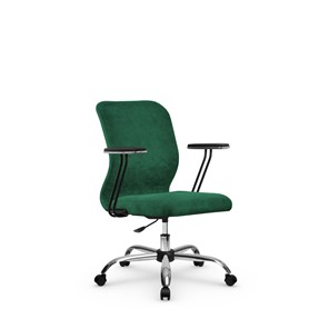 Кресло офисное SU-Mr-4/подл.110/осн.006 зеленый в Магадане