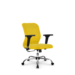 Кресло SU-Mr-4/подл.200/осн.003 желтый в Магадане