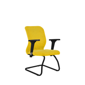 Кресло компьютерное SU-Mr-4/подл.200/осн.008 желтый в Магадане