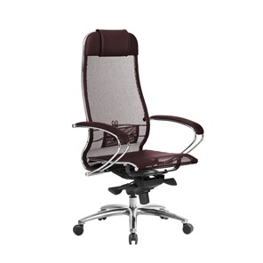 Офисное кресло Samurai S-1.04, темно-бордовый в Магадане