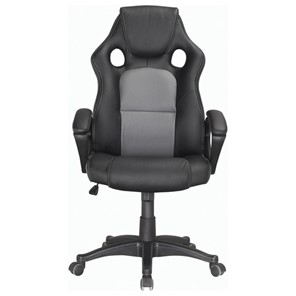 Офисное кресло Brabix Rider Plus EX-544 КОМФОРТ (экокожа, черное/серое) в Магадане