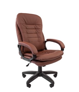 Компьютерное кресло CHAIRMAN 795 LT, экокожа, цвет коричневый в Магадане