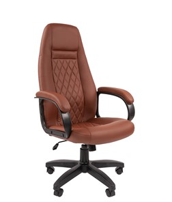 Компьютерное кресло CHAIRMAN 950LT Экокожа коричневая в Магадане