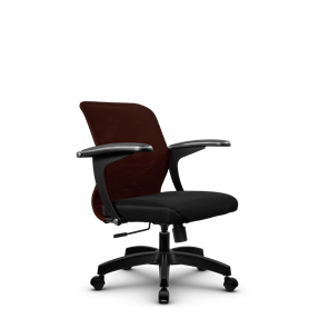 Офисное кресло SU-M-4/подл.160/осн.001, Коричневый/Черный в Магадане