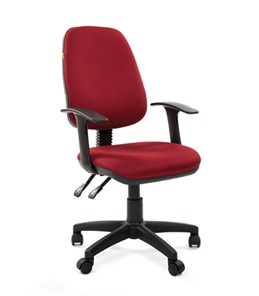 Кресло компьютерное CHAIRMAN 661 Ткань стандарт 15-11 красная в Магадане