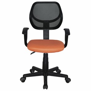 Компьютерное кресло Brabix Flip MG-305 (ткань TW, оранжевое/черное) в Магадане