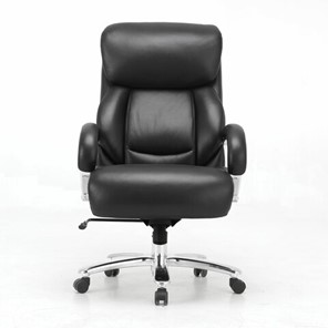 Кресло офисное Brabix Premium Pride HD-100 (натуральная кожа, черное) в Магадане