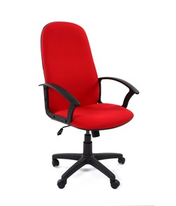 Офисное кресло CHAIRMAN 289, ткань, цвет красный в Магадане