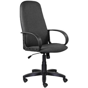 Офисное кресло Brabix Praktik EX-279 (ткань/кожзам, серое) в Магадане
