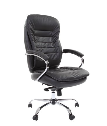 Кресло компьютерное CHAIRMAN 795 экокожа, цвет черный в Магадане - изображение