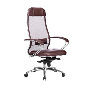 Офисное кресло Метта Samurai SL-1.04, темно-бордовый в Магадане