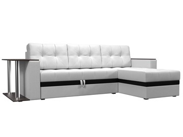 Угловой диван для гостиной Атланта М, Белый (экокожа) в Магадане