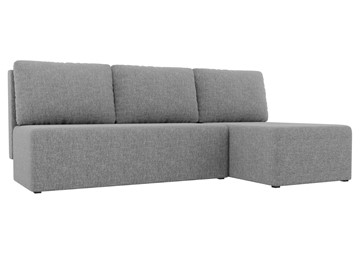 Угловой раскладной диван Поло, Серый (рогожка) в Магадане