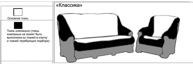 Угловой диван Классика Б, Седафлекс в Магадане - изображение 4