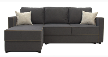 Угловой диван Jordan (Uno grey+Atrium01+Uno cottun) в Магадане