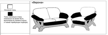 Прямой диван Верона трехместный, миксотойл в Магадане - предосмотр 10