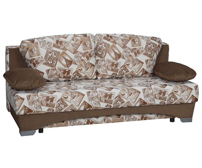 Прямой диван Нео 27 БД пружинный блок в Магадане - изображение 9